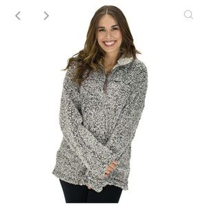 Grey True Grit Sherpa
